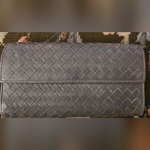 Authentic Bottega Veneta Long Bifold Wallet
